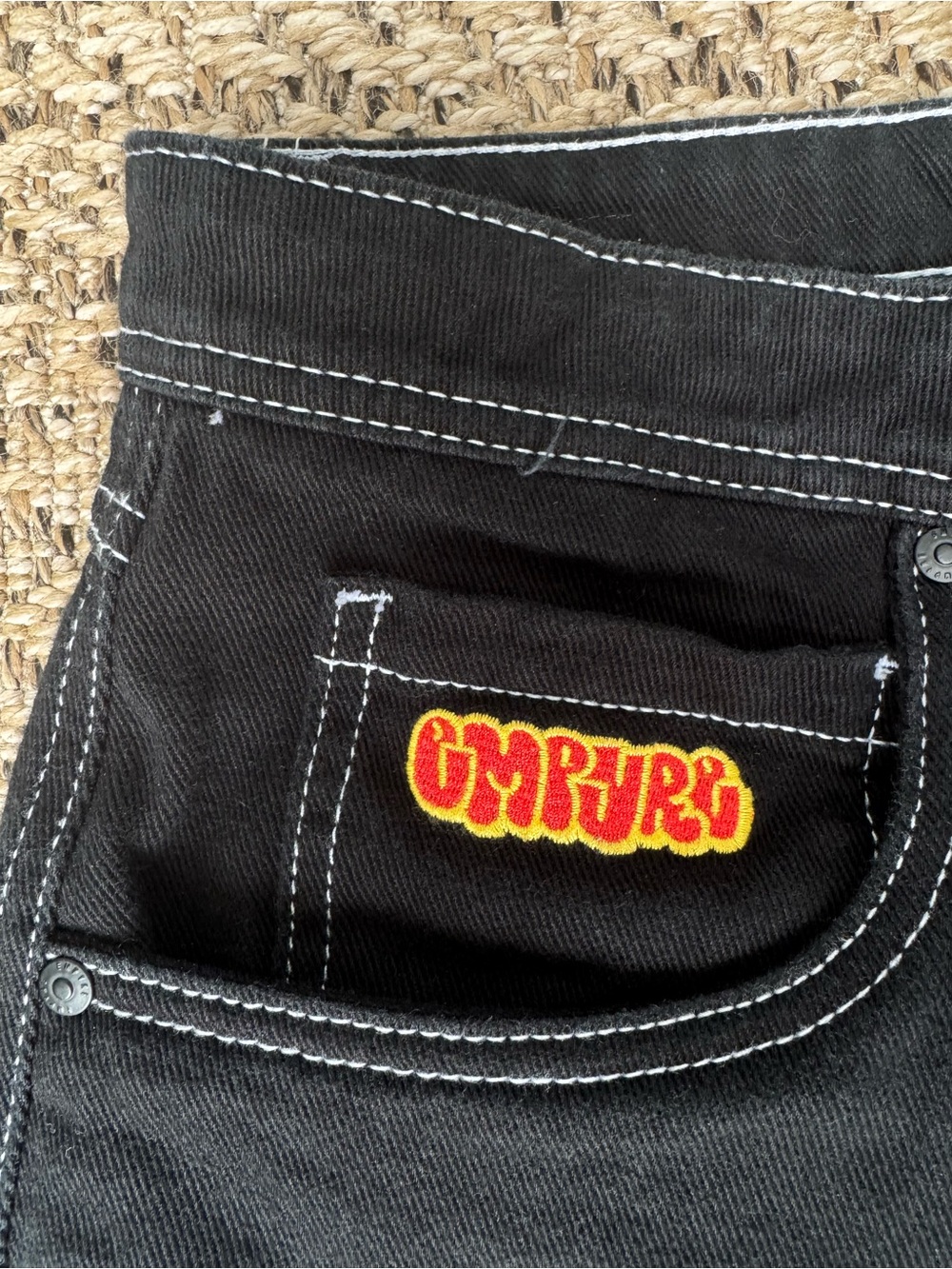 Empyre Ultra Loose Fit
Embroidered Black Skate Jeans Size 32 - Picture 9 of 12